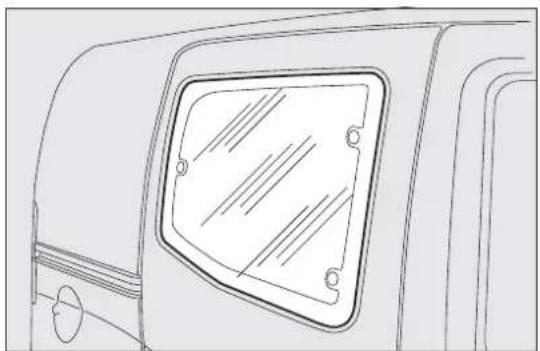 FIAT Qubo (2016) - VITRESLATÉRALESARRIÈREÀ ENTREBAILLEMENT - 2