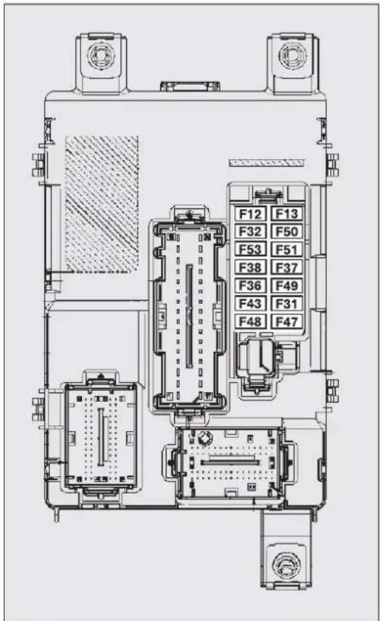FIAT Qubo (2016) - FUSIBLESSURBOITECÁBLEEHABITACLE - 1