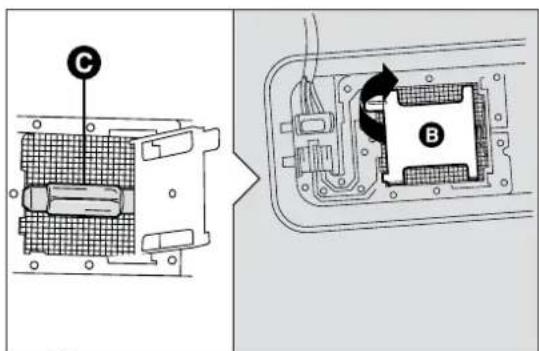 FIAT Qubo (2016) - Plafonnieravectransparentbasculant - 2