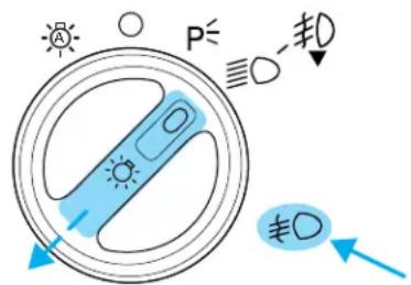 Lincoln Navigator (2001) - Commande des phares antibrouillards (selon l'equipement) #0 - 1