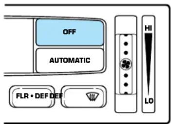 Lincoln Navigator (2001) - Misehorsfonctiondelarégulationélectroniquedelatempoature - 1