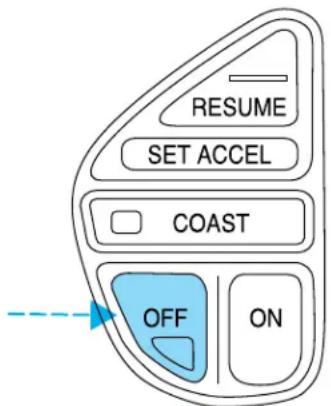 Lincoln Navigator (2001) - Mise hors fonction du programmeur de vitesse - 1