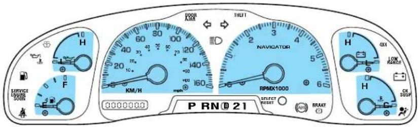 Lincoln Navigator (2001) - INDICATEURS - 1