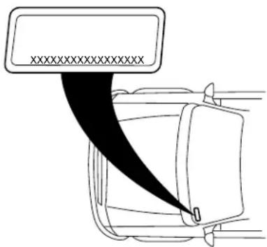 Lincoln Navigator (2001) - Numéro d'identification du vehicule - 1