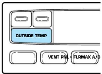Lincoln Navigator (2001) - Affichagedelatempoératureextérieure - 1