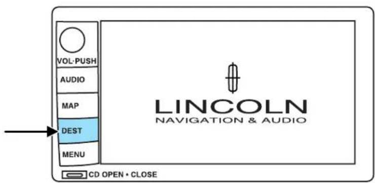 Lincoln Navigator (2004) - Menu destination - 1