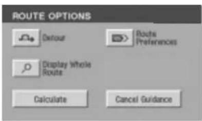 Lincoln Navigator (2004) - Options d'itinéraire (destination enregistrée) - 2