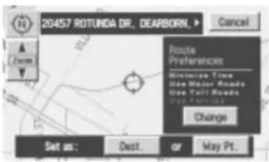 Lincoln Navigator (2004) - Preférences d'itinétaire - 1