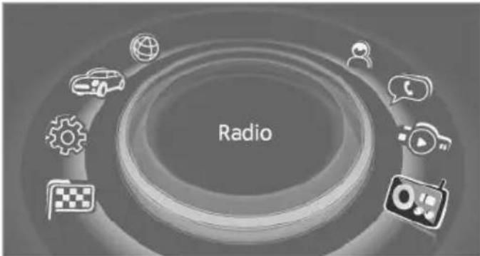 MINI 3 door (2016) - Appel du menu principal - 2