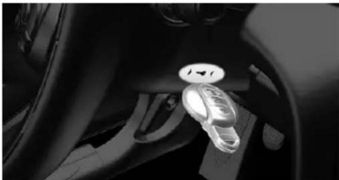 MINI 3 door (2016) - Démarrer le moteur par l'intermédiaire de la reconnaissance de secours de la télécommande - 1