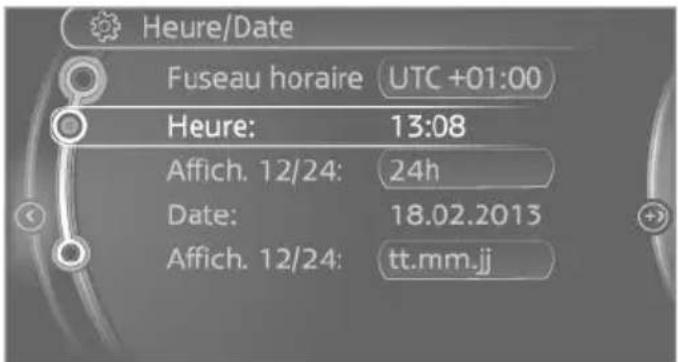 MINI 3 door (2016) - Réglage de l'heure - 3