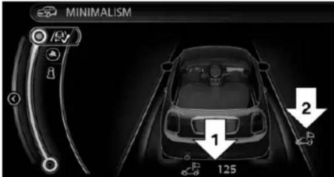 MINI 3 door (2016) - Affichages sur l'écran de contrôle - 1