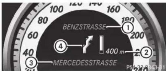 Mercedes-Benz CLS Coupe (2012) - Changement de direction_annocé sans changement de voie - 1