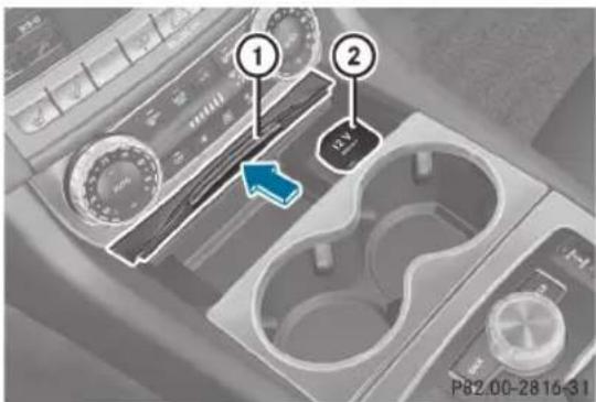 Mercedes-Benz CLS Coupe (2012) - Rangement et caractéristiques - 1