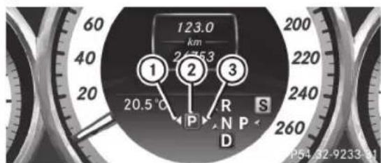 Mercedes-Benz CLS Coupe (2012) - Détction d'un espace de stationnement - 1