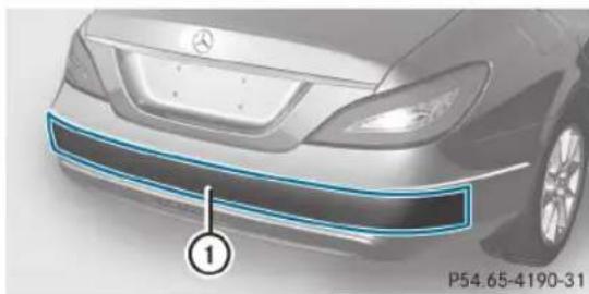 Mercedes-Benz CLS Coupe (2012) - Nettoyage des capteurs - 2