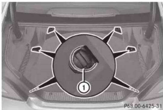 Mercedes-Benz CLS Coupe (2012) - Anneaux de retenue des bagages - 1