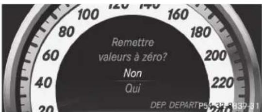 Mercedes-Benz CLS Coupe (2012) - Remise à zéro des valeurs - 1