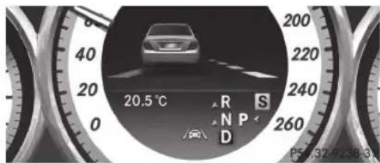 Mercedes-Benz CLS Coupe (2012) - Application de frein correcteur de voie - 1