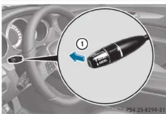 Mercedes-Benz CLS Coupe (2012) - Désactivation de DISTRONIC PLUS - 1