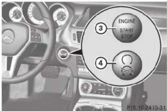 Mercedes-Benz CLS Coupe (2013) - Mise du contact - 1