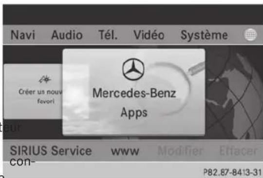 Mercedes-Benz CLS Coupe (2013) - Affichage du menu carousel - 1