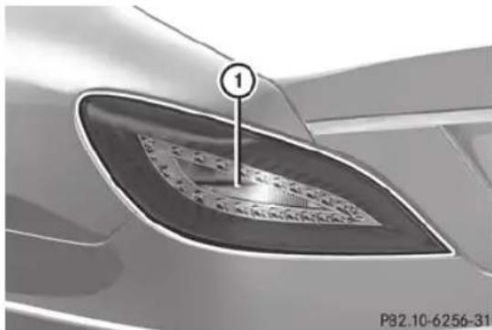 Mercedes-Benz CLS Coupe (2013) - Vue d'ensemble du remplacement des ampoules - types d'ampoules - 1