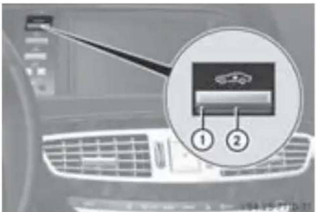 Mercedes-Benz CLClass (2007) - 車高の手動調整 - 1