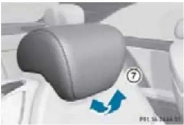 Mercedes-Benz CLClass (2007) - HEDDLESTの角度調整 - 1