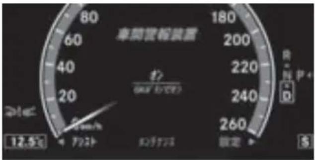 Mercedes-Benz CLClass (2007) - 車間距離警告音設定画面 * - 1
