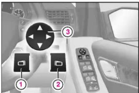 Mercedes-Benz AClass (2008) - ドアミラーの角度調整 - 1