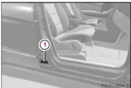 Mercedes-Benz AClass (2008) - ビークルプレート - 1