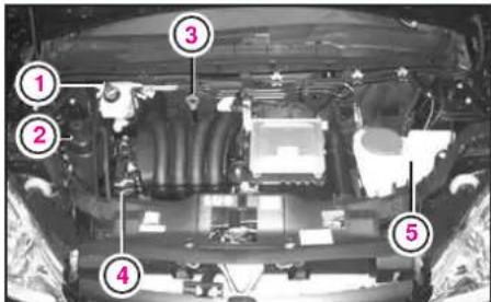 Mercedes-Benz AClass (2008) - エンジンルーム - 1