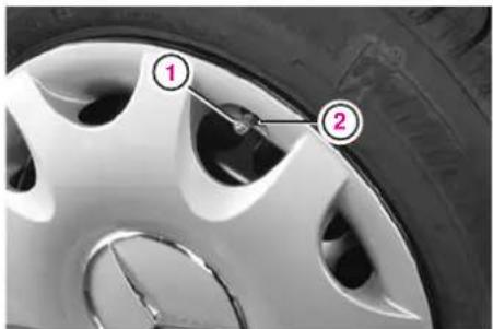 Mercedes-Benz AClass (2008) - ホイールカバー\*装着時の注意 - 2