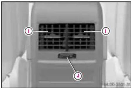 Mercedes-Benz AClass (2005) - LRA送風口の開閉 - 1