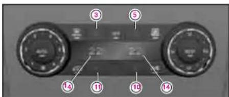 Mercedes-Benz AClass (2005) - 送風溫度を調整する - 1