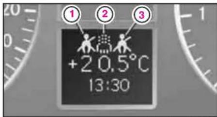 Mercedes-Benz AClass (2005) - 後席ト警告灯\* - 1