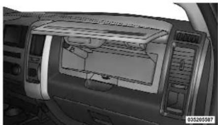 RAM 3500 (2012) - Espacederangementdelaboitea gants - 2