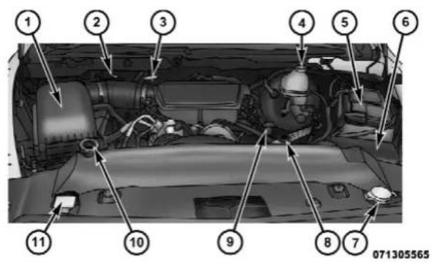 RAM 3500 (2012) - COMPARTIMENTMOTEUR-MOTEUR4.7L - 1