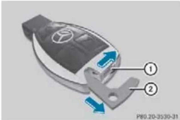 Mercedes-Benz MClass (2009) - 燃料給油itraを解錠る - 1