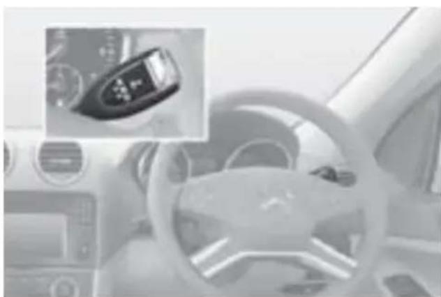 Mercedes-Benz MClass (2009) - 才一トマチックトラスミSSIONのせレクタレバ一操作するときの注意 - 1