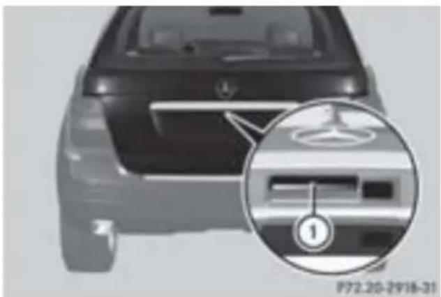 Mercedes-Benz MClass (2009) - テ一ルゲートを閉じる - 1