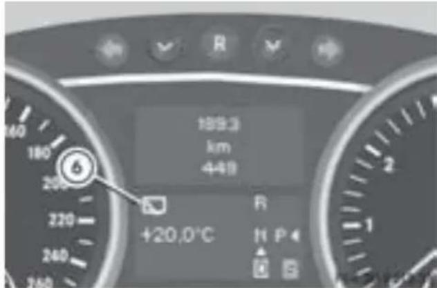 Mercedes-Benz MClass (2009) - 位置 作動内容 - 1