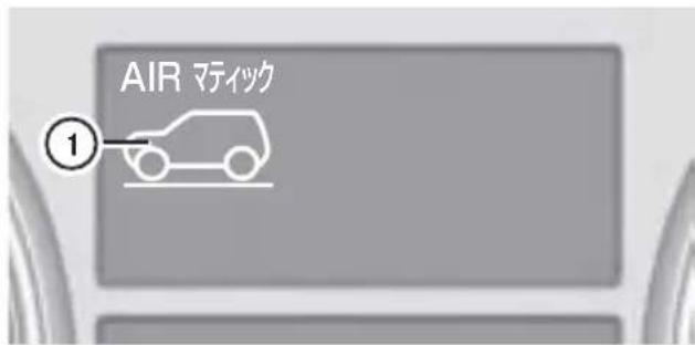Mercedes-Benz MClass (2009) - 車高レル表示画面（ML63 AMG） - 1