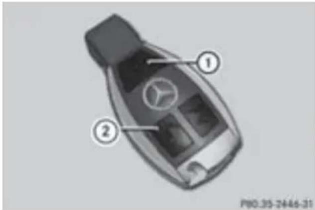 Mercedes-Benz MClass (2009) - 解錠時の設定の切と替え - 1
