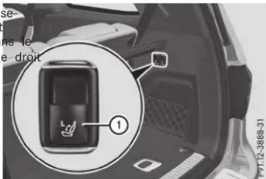 Mercedes-Benz GLS (2017) - Rabattement et redressement dans le compartment de chargement - 1