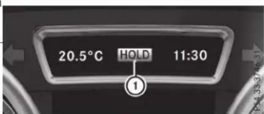 Mercedes-Benz GLS (2017) - Activation de la fonction HOLD - 1