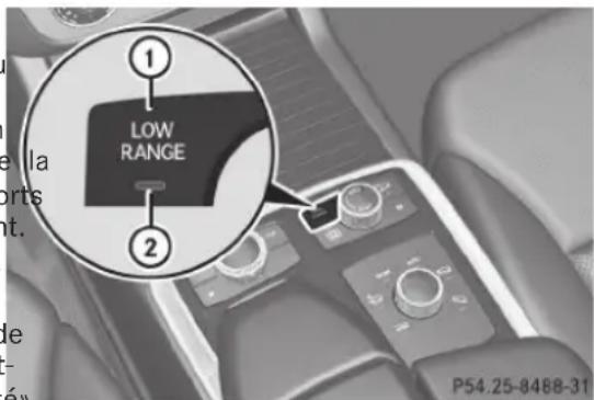 Mercedes-Benz GLS (2017) - Passage de LOW RANGE à HIGH RANGE - 1
