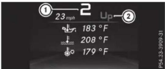 Mercedes-Benz GLS (2017) - Montée des rapport (vehicules Mercedes-AMG) - 1