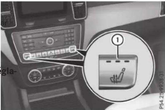 Mercedes-Benz GLS (2017) - Chauffage de siège et ventilation siège - 1